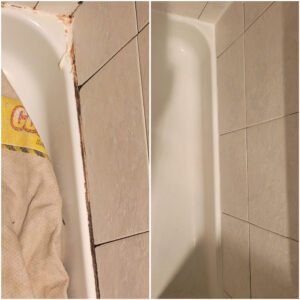 Shower caulk replacement